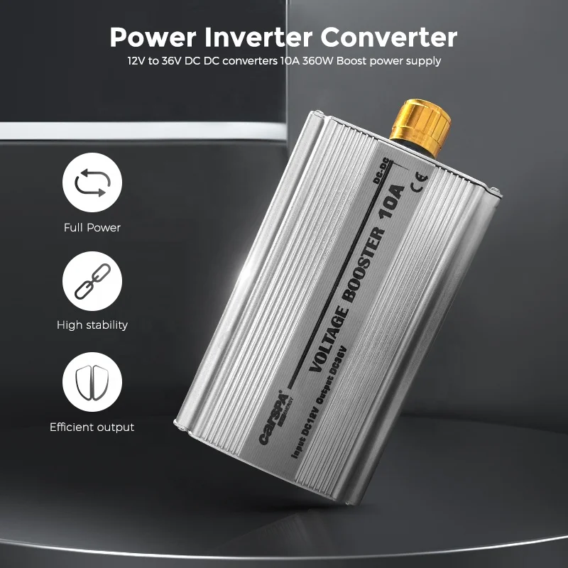 High Efficiency voltage constant current booster 12V to 36V 360W DC DC Converter power adapter