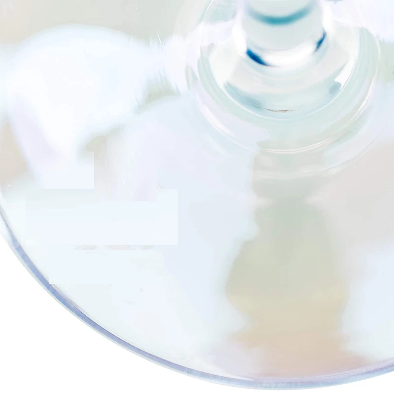 
Wholesale Customize 6 oz Lead Free Iridescent Cylinder Handmade Crystal Glass Champagne Flutes 