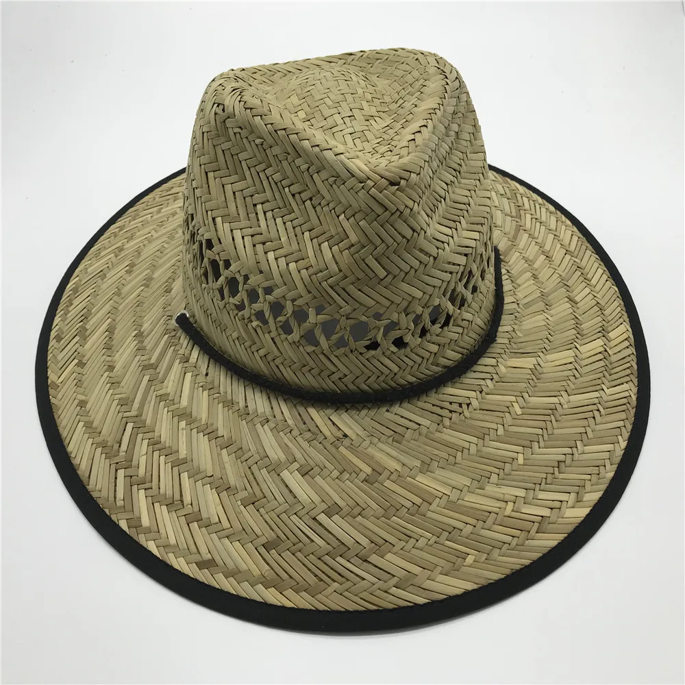
Retro Gradient Color Wholesale UV Sun Protection Straw Cowboy Hats 