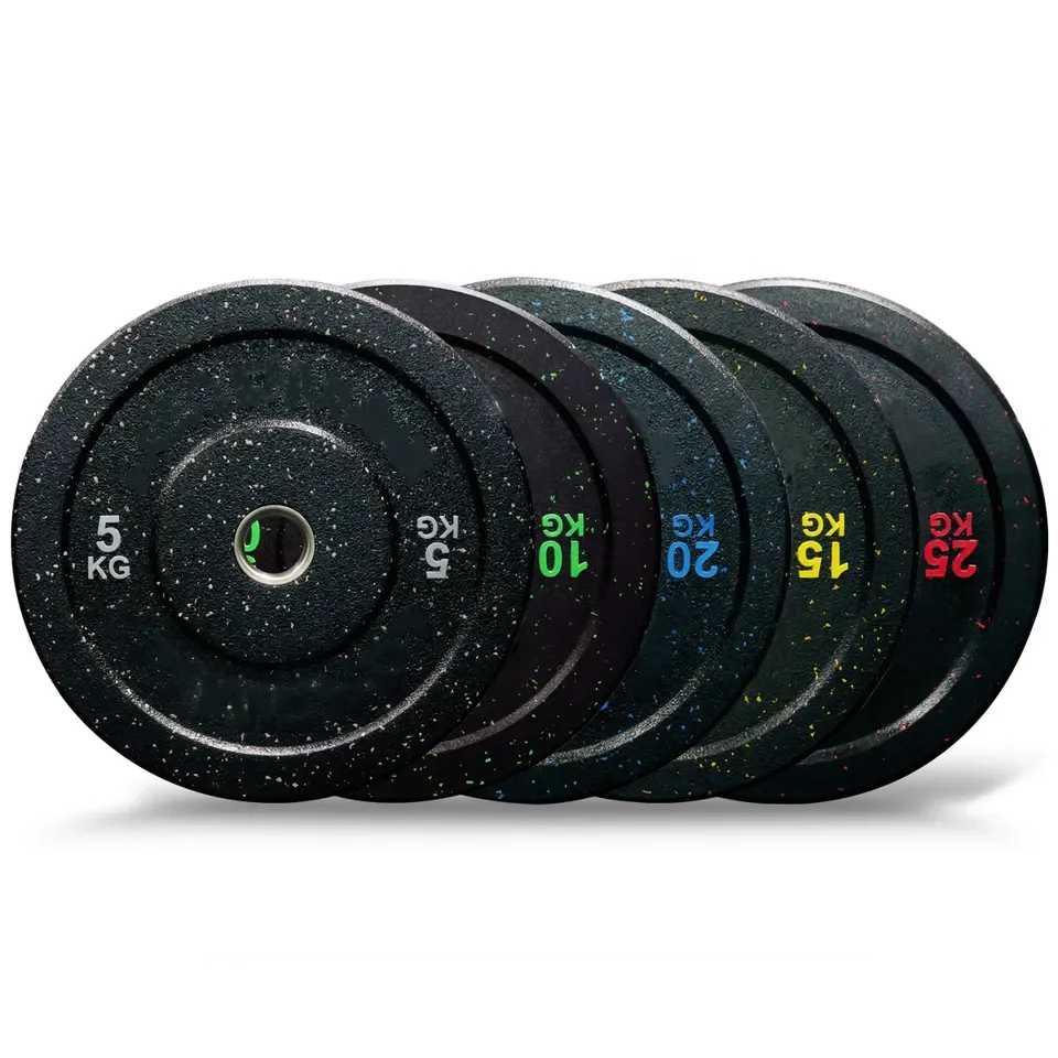 cheap price rubber barbell plate Body Building fitness Rubber Barbell Bumper Plates