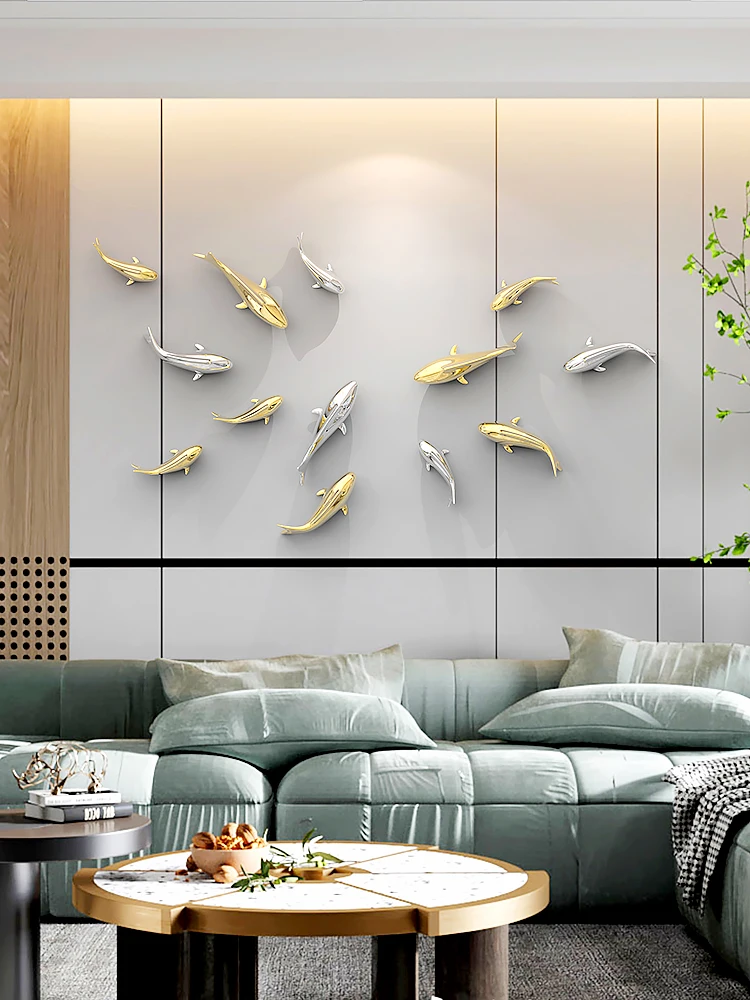 Modern Decorative Wall Art Hand made Fish Wall Hanger with Unique Pattern Wall Hanging