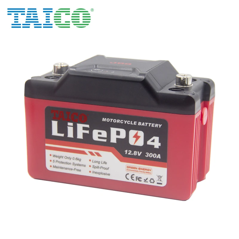  Литиевая батарея для мотоцикла lifepo4 12 в 6 Ач