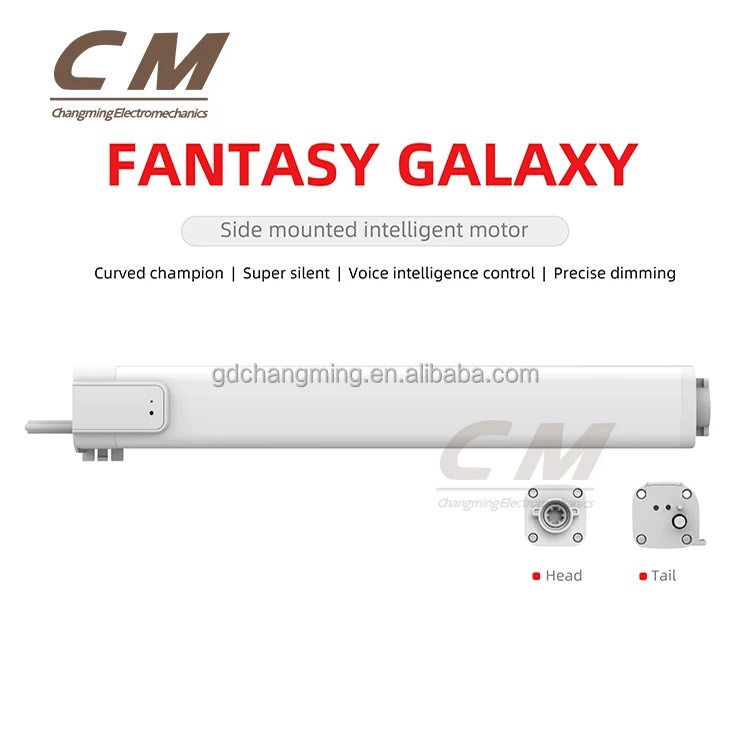 Smart Home Curtain Track WiFi Motorized Intelligent Rail Automatic Curtain Motor With Track