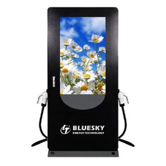 Bluesky 22kw Ev Charger OCPP 1.6 J  3-phase Type 2 electric car ev charger charging station Cable