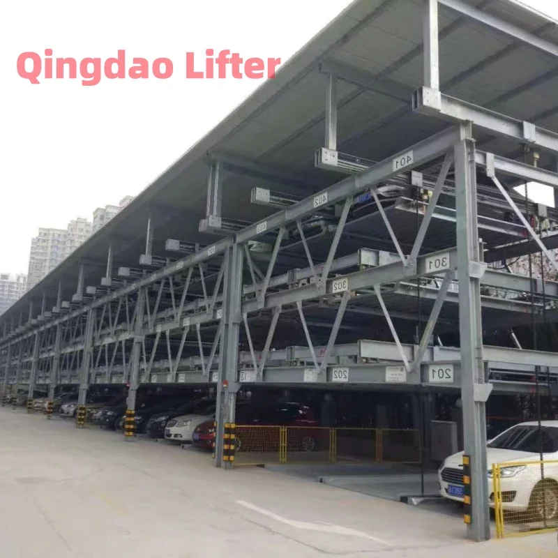 Automated Car Storage Parking System Slide Puzzle Parking Platform