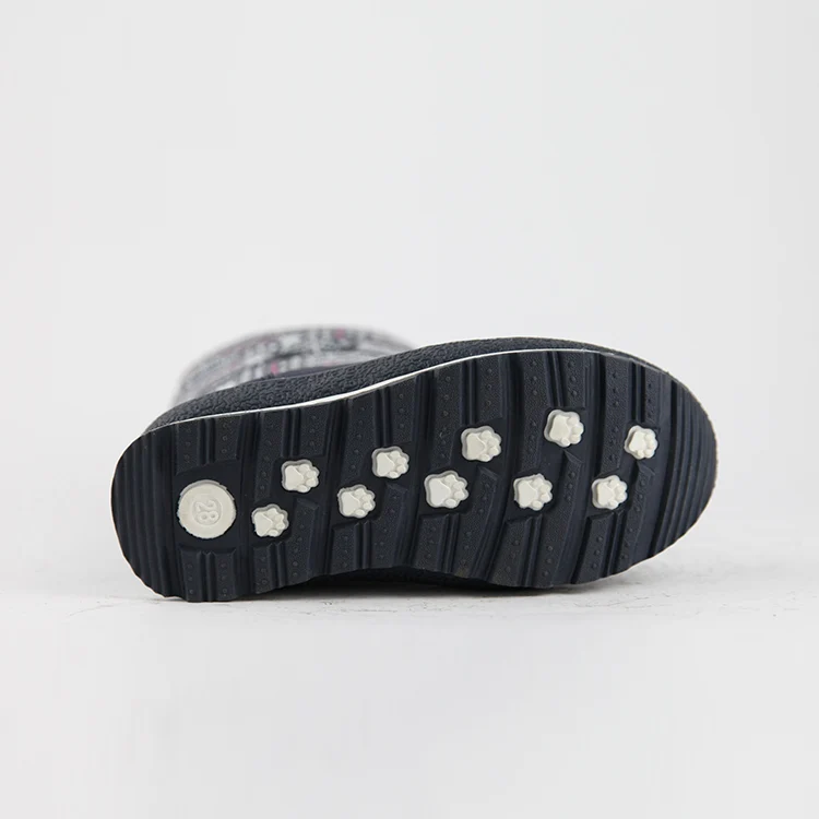 Зимние водонепроницаемые походные ботинки с высокой талией, Детские Зимние снежные ботинки на молнии