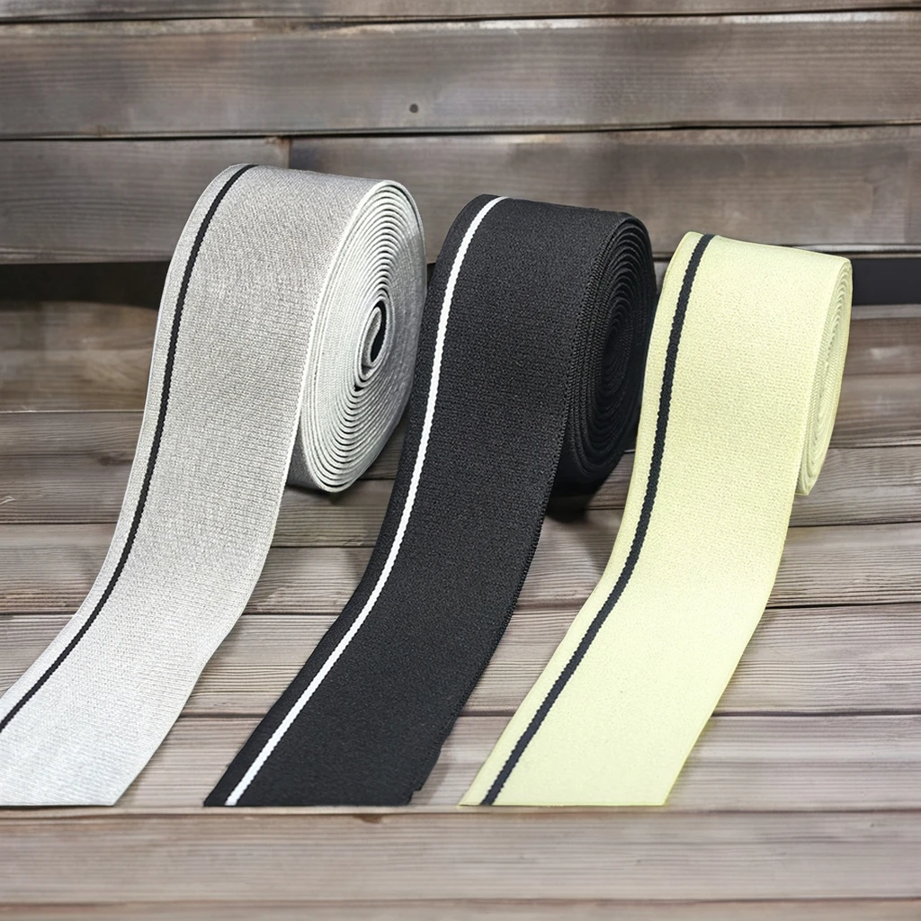 Best Price Silicon Elastic Logo printed Elastic Textile Accessories Printed Webbing Tape Elastic Belt Logo Elastic Band