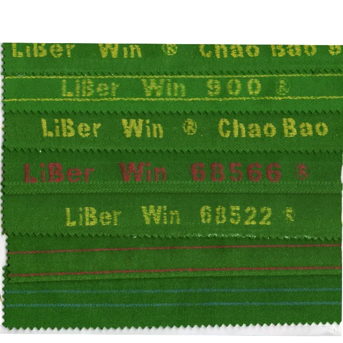 China Professional Manufacture Liberwin 68566 Napped Cloth Woollen Table Cloth for high grade club and player snooker felt