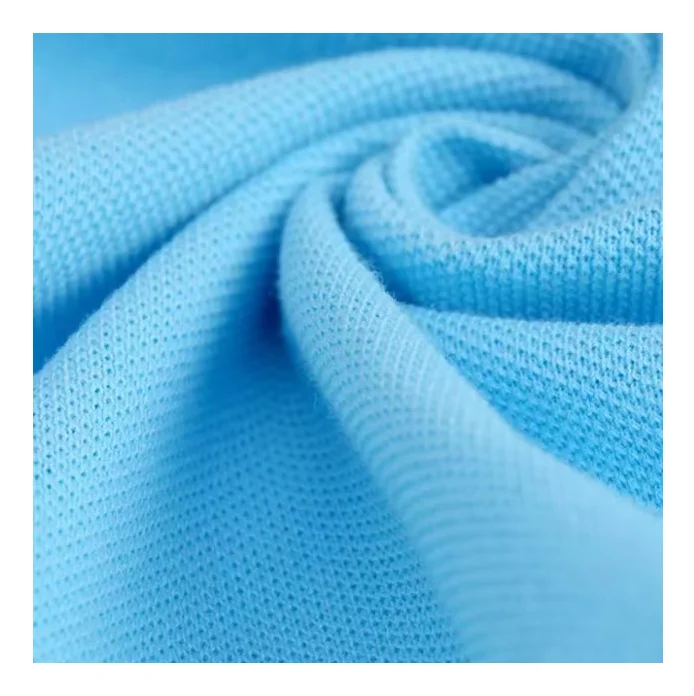 Good Quality pretty and colorful Soft texture cotton fabrir Mercerized cotton pique fabrics for clothing pique polo