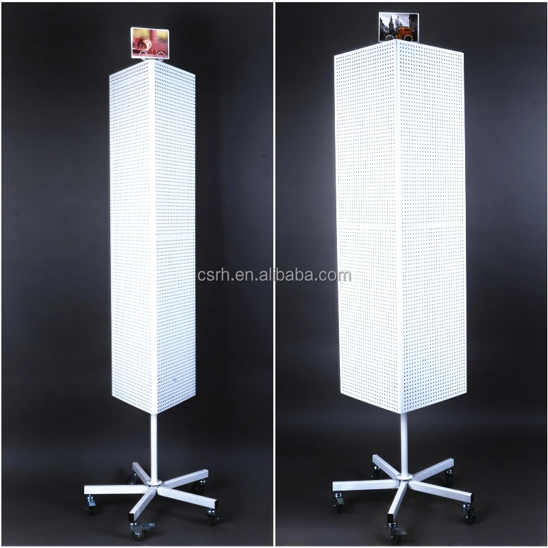 RH-DR09 Pegboard rotating display rack