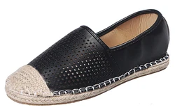 fashion leather driver female boat loafers flat women casual shoes