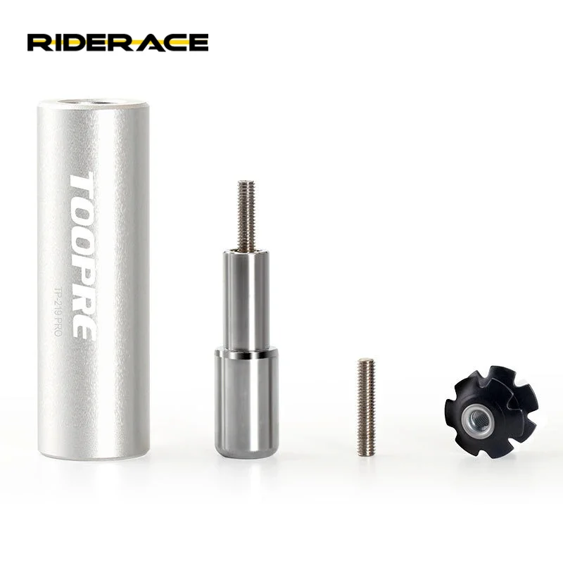Bicycle Fork Installer Headset Driver Tool Bike Fork Headset Installer Star Nut Riding Setting Installing Tool Setter Kit