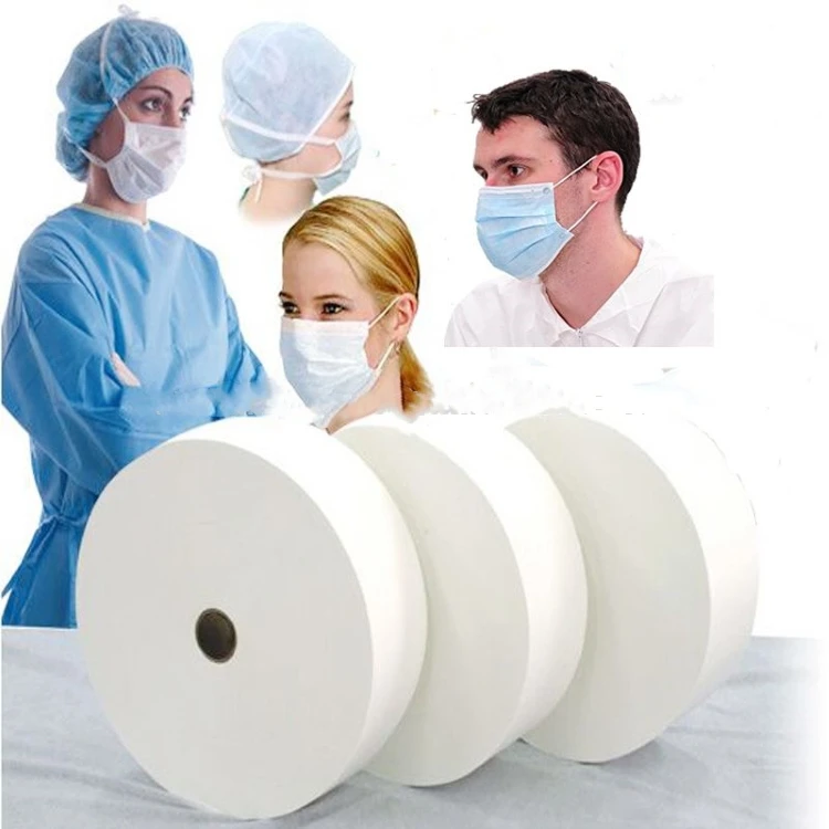 High Quality SMS Non-woven 9-260gsm Spunbonded Polypropylene Meltblown Nonwoven Fabric for Medical