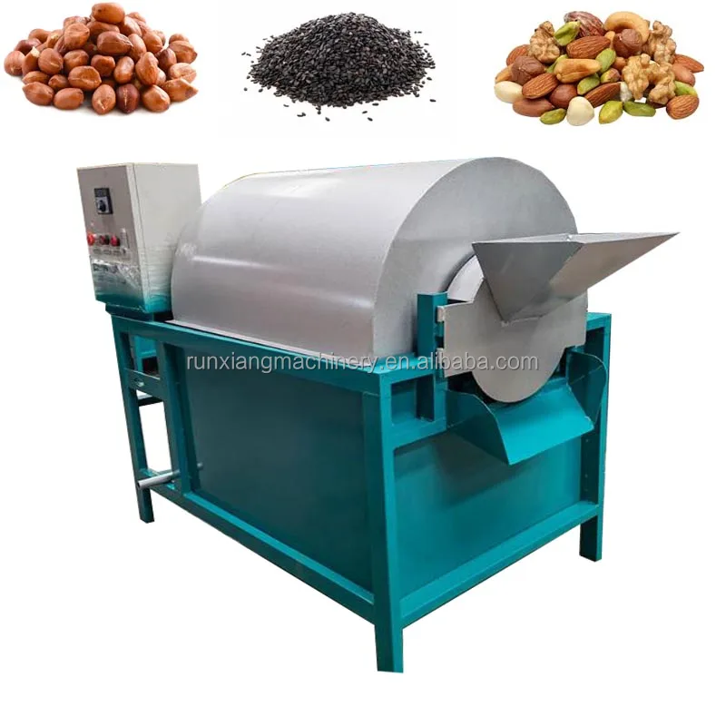 Stainless Steel Small Roasting Machine Drum Type Grains And Peppers Large Roasting Machine