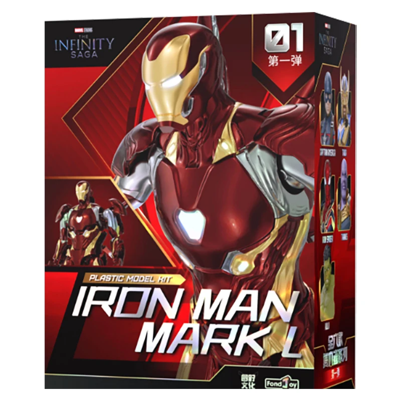 Fondjoy Assembled Model Infinity Saga-Iron Man MK50 Action Figure Original 1/12Scale 15.5cm/6.1in Collectible Toys Children Gift