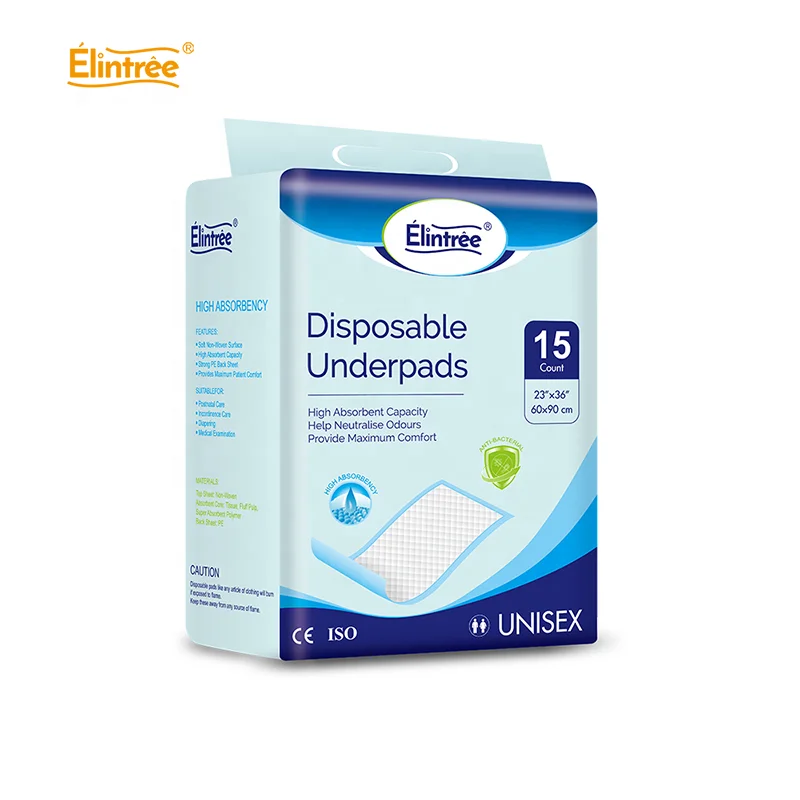 Wholesales Waterproof Bed Pad Adult Incontinence  Disposable Underpads