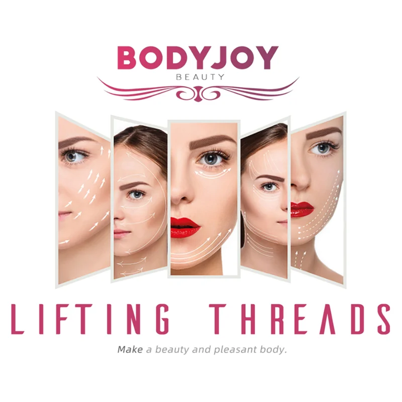 China Supplier skin rejuvenation absorbable v line hilos pdo collagen 4d cog threads