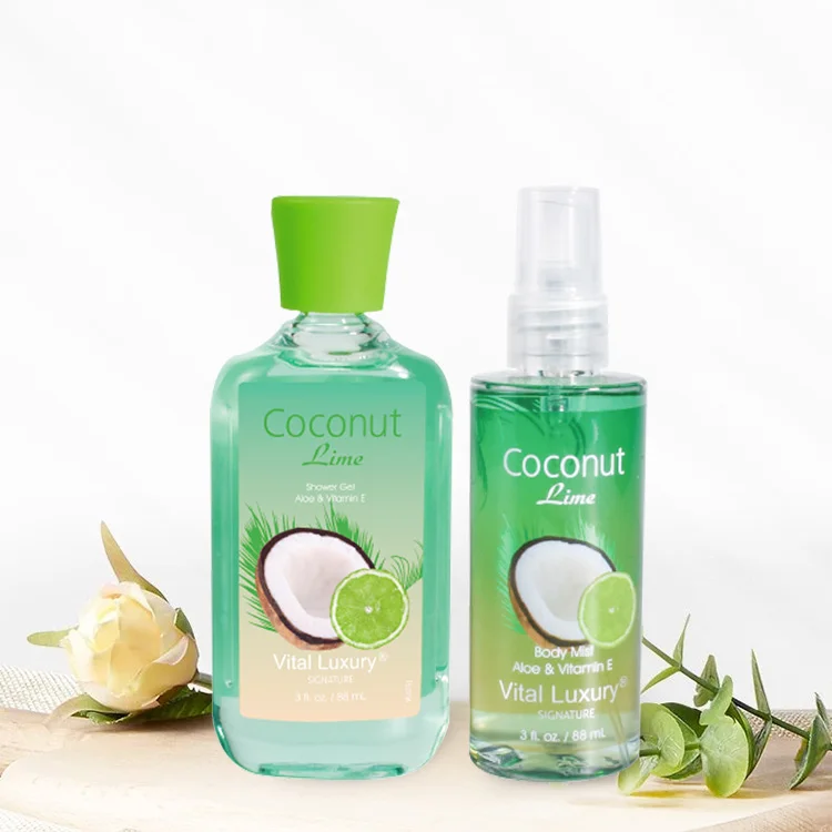 Gift Box Packaging Skin Moisturizing Body Lotion And Shower Gel Spa Bath Gift Set