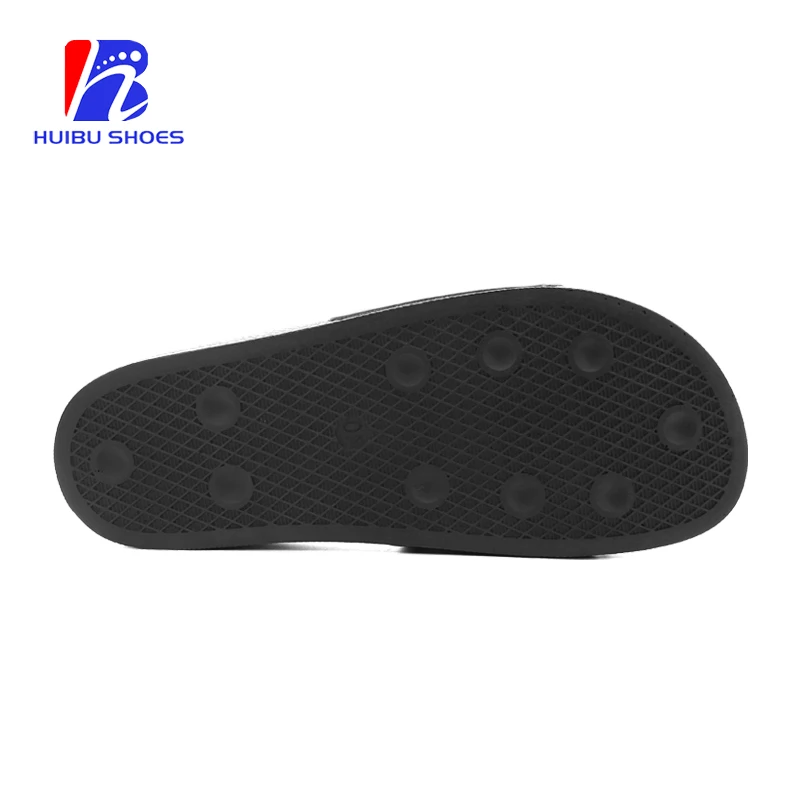 
Eco-friendly Low MOQ Custom Slippers Sandals Outdoor Black Plain Slides 