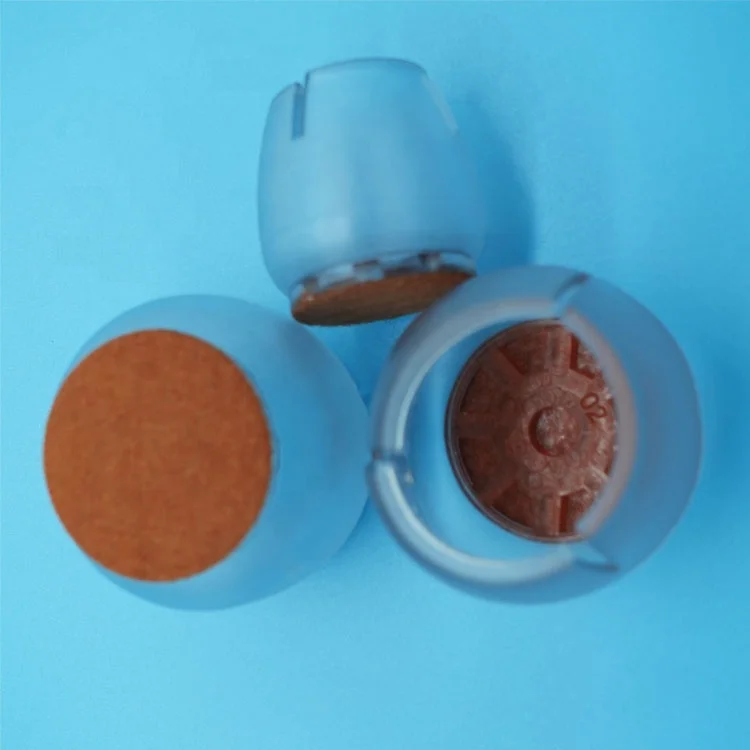 Table Chair Leg Caps with Felt Bottom Silicone Chair Leg Covers for Mute Furniture Moving Elastic Silicone Protection Cover