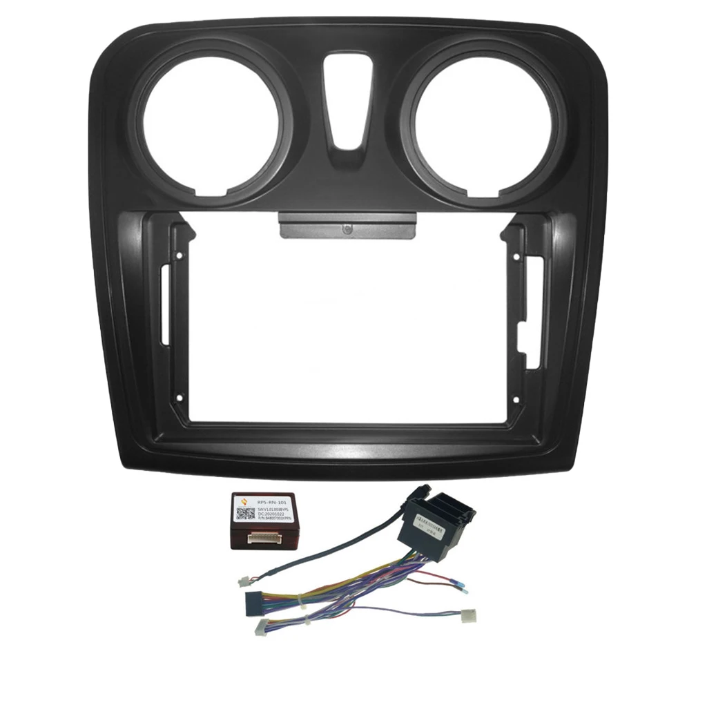 9 Inch Car DVD Player Panel Bracket for 12-18 RENAULT Logan Sandero Duster  DVD Player Install Panel Dash Mount Kit Bezel