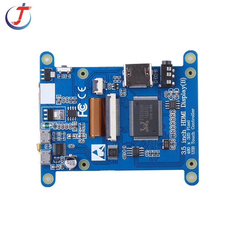  ЖК-дисплей tft 3 5 дюйма для raspberry pi ЖК-модуль с сенсорной панелью и печатной