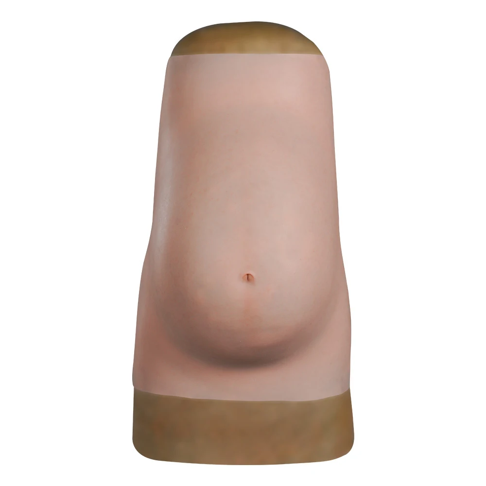 High Quality Silicone Artificial Belly Fake Pregnant Belly 4/6/9 Month Pregnant Silicone Belly