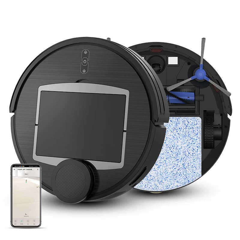 dropshipping dry wet app control laser lidar floor electric intelligent  automatically smart vacuum cleaner robot