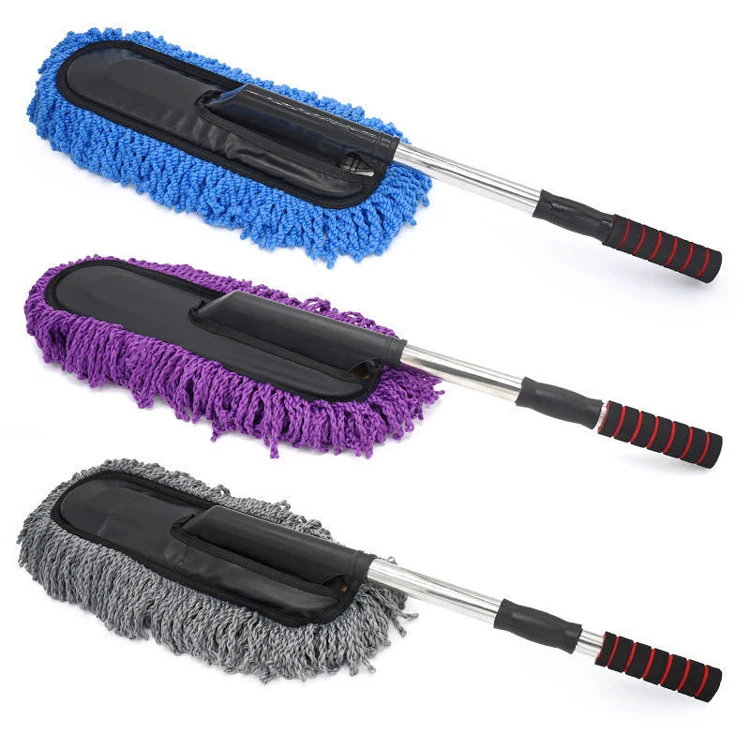 
Long handle wax mop multipurpose car wash wax brush car cleaning dust duster for vehicle cleaning 