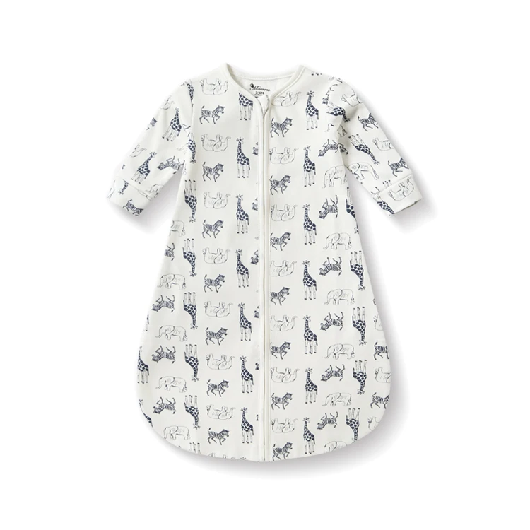 Winter Long Sleeve Baby Sleeping Bags Newborn Baby Sleep Clothes Knitted Plain Cotton Toddler Sleep Sack Wholesale