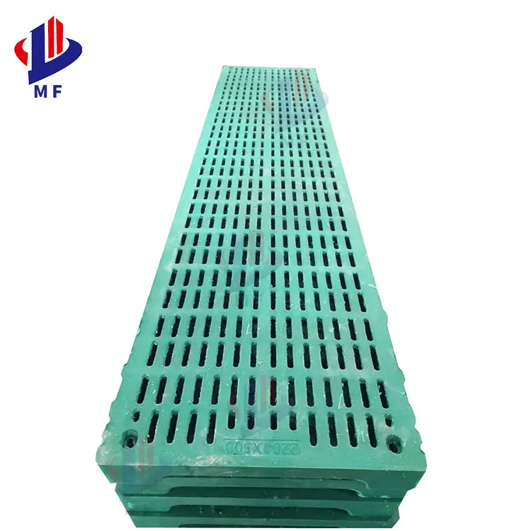 composite manure leakage board for livestock breeding equipment. Multiple models and sizes Green composite board flooring