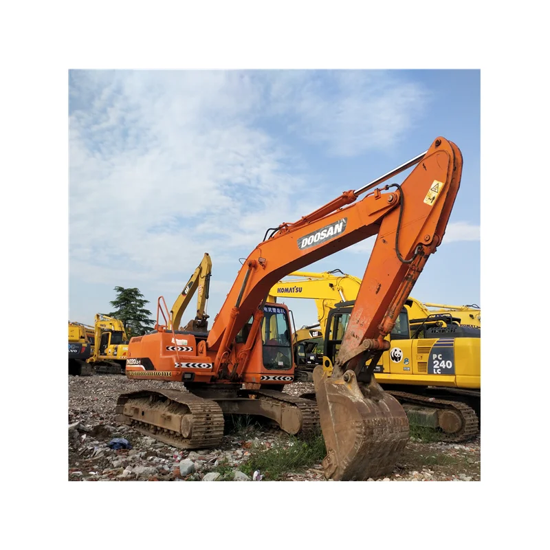 Б/у экскаватора Doosan DH220 Южной Кореи dh220-7 гусеничный экскаватор по дешевой цене