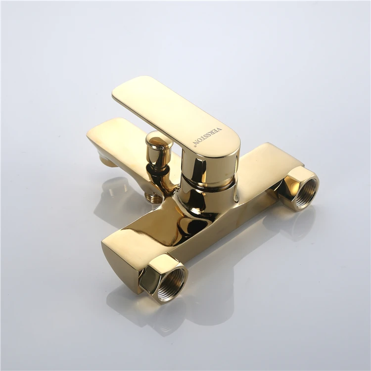 Bathroom Wall Mounted Bath Shower Mixer Faucet Set