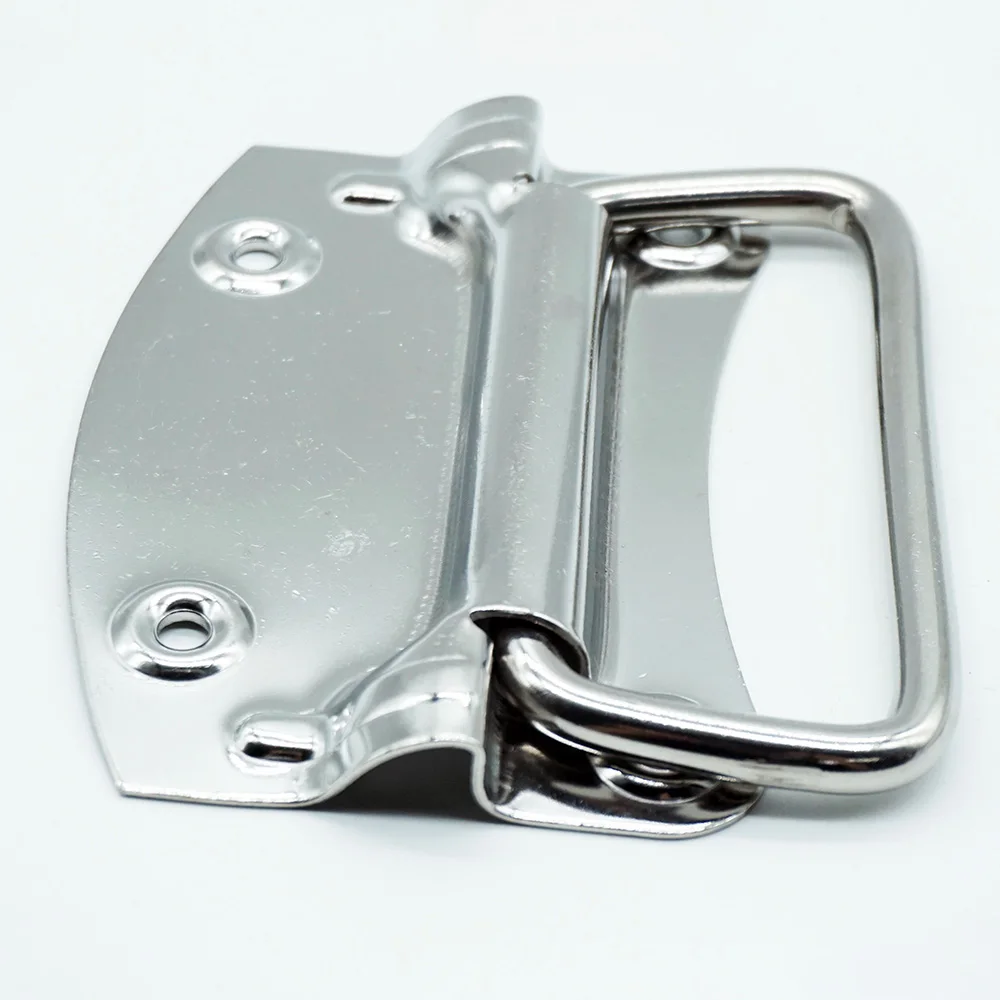 Toolbox Case Chest Folding and Lifting Pull Handle metal suitcase black chest handle for boxes L207