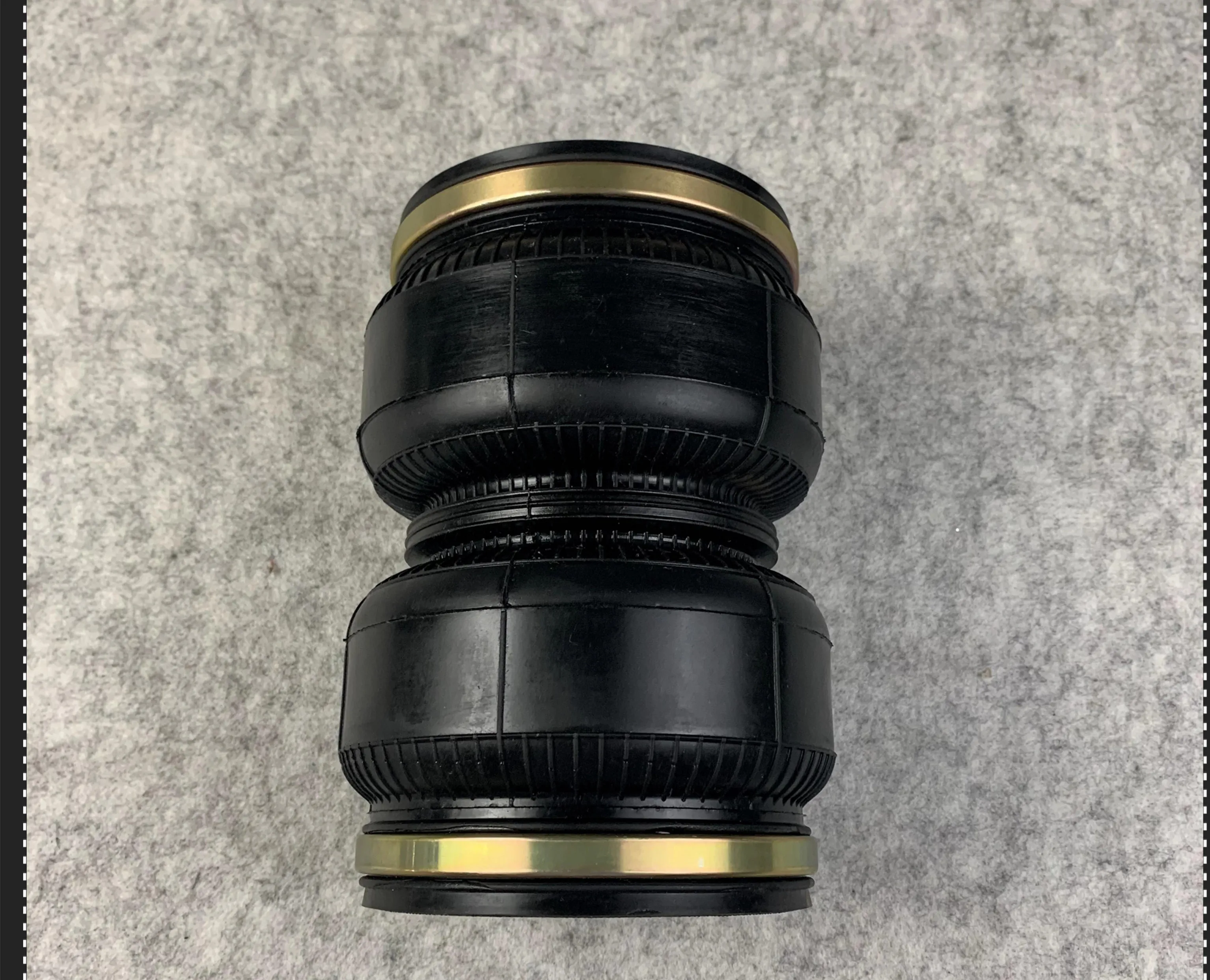 SN130190BL2-H /hollow endplate open cap / Air suspension Double convolute rubber airspring/airbag shock absorber