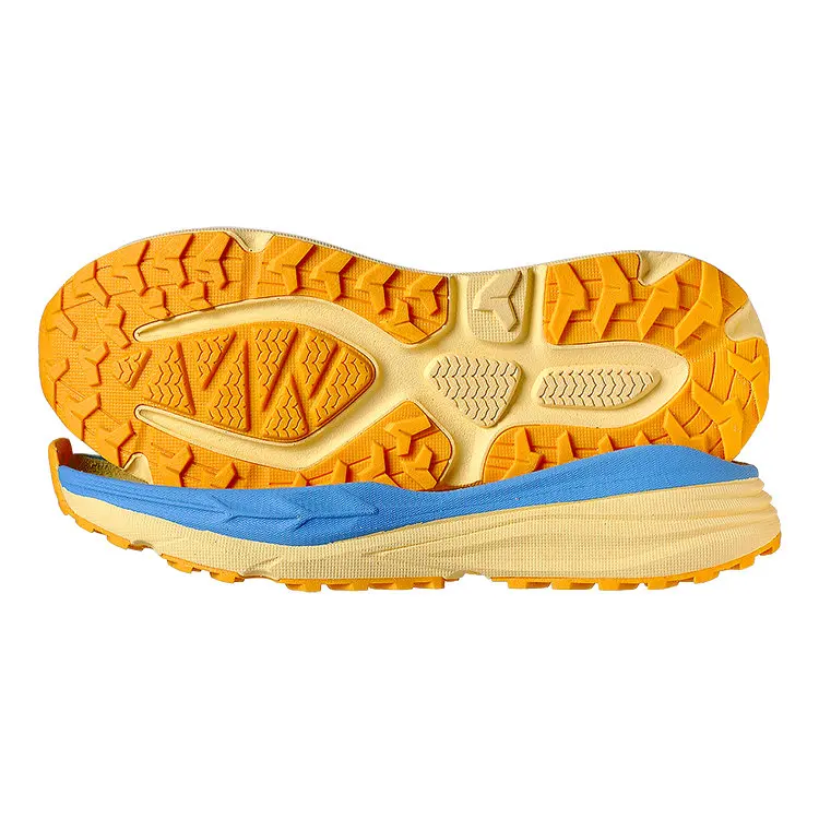 2024 Outdoor Hiking Anti slip and Wear resistant Sole Secondary MD+TPR Shoe Sole for Men Shoes Soles