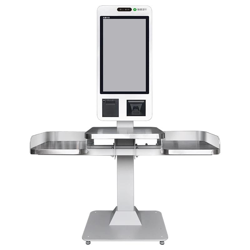 SCS-8800  All-in-One Floor POS System with Printer and Barcode Scanner for Quick-Service Restaurants with 24-Inch Display