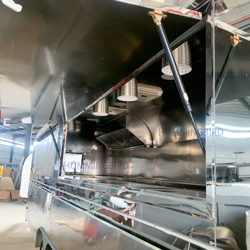 Koisk Food Cart  Food Trailers Fully Equipped Mobile Coffee Ice Cream Fast Food Hot Dog Cart Truck Van With Full Kitchen
