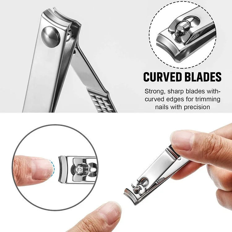 
Cheap Price Stainless steel thick toe nail clipper for manicure set and pedicure set 