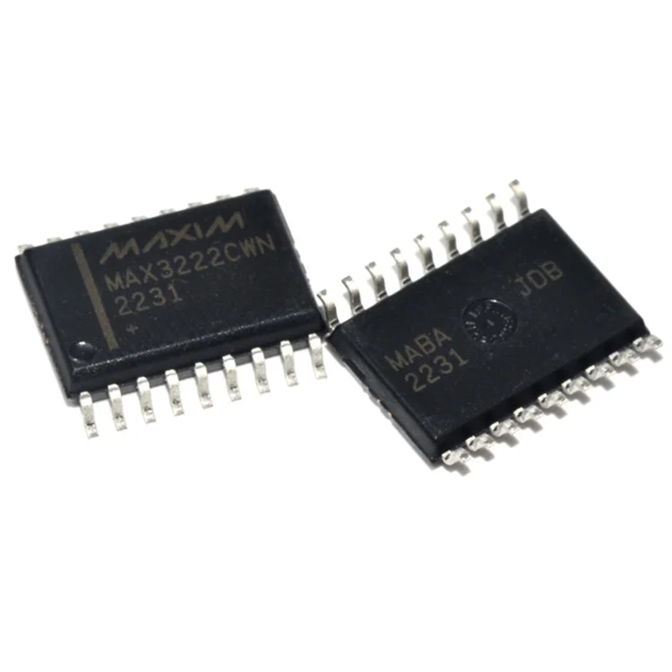В наличии чипы IC MAX3222CWN + T Двойной передатчик/приемник RS-232 18-PinSOIC W T/R