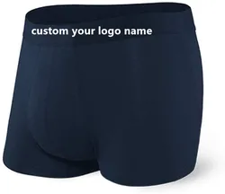 Custom Your Own Brand Elastic Waistband Stretch Micro Modal Mens Underwear