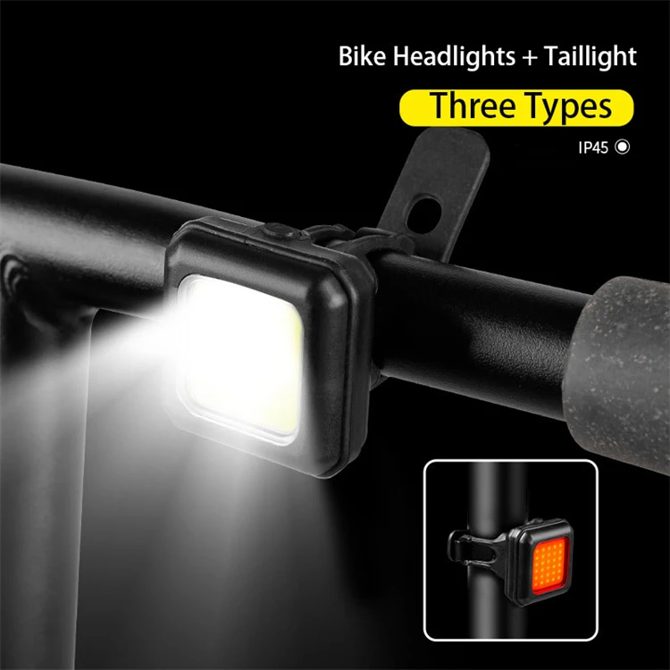 Super Bright Safety Cycling Front and Rear Light Led Bike Lights Set Fog Lights for Bike