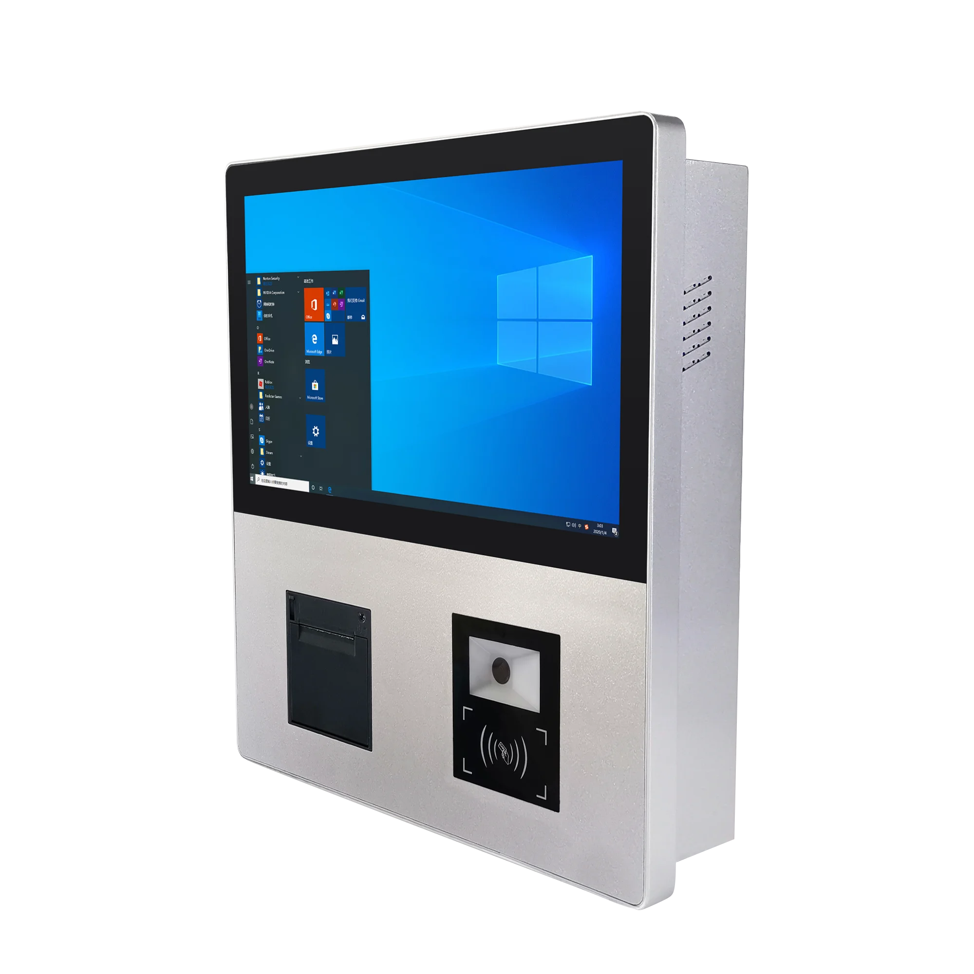 Winson 15.6 Inch Capacitive Touch Screen POS PC Cash Register POS Win10 i3 i5 i7 All In One POS System