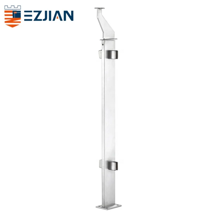 Wholesale Modern Handrail Design Stainless Steel Glass stairs balcony railing balustrade