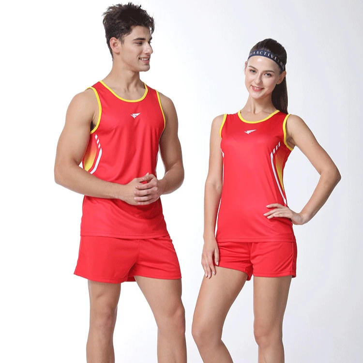 Summer Vest Shorts Sports Suit Fitness Running Suit Track and Field Suit Marathon Sports Leisure Two-Piece Set