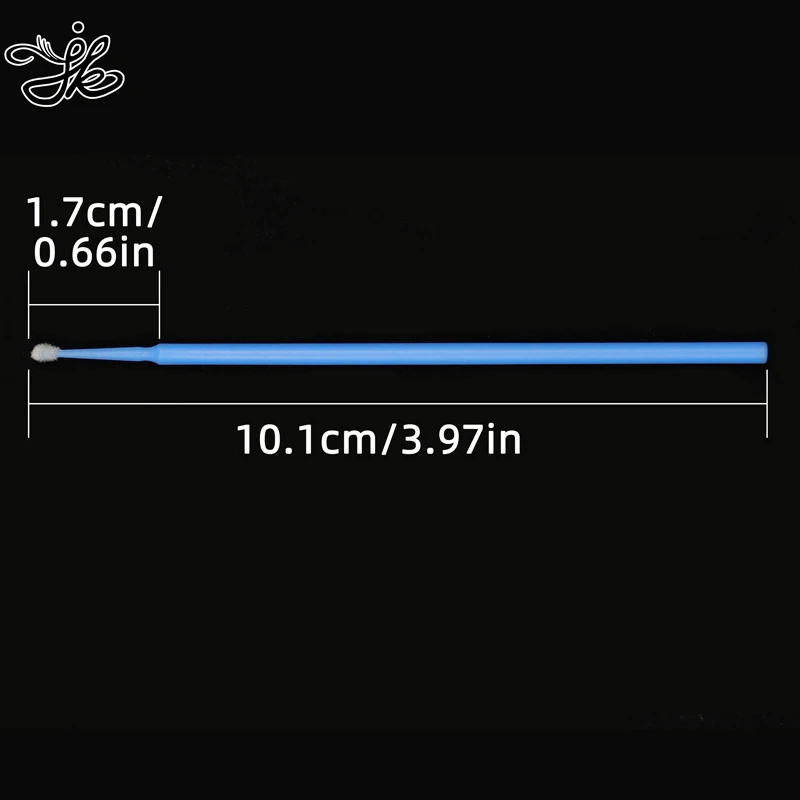 
Disposable cotton swab extensions dental micro brush micro applicator for eyelash extension long tip microfiber brush 