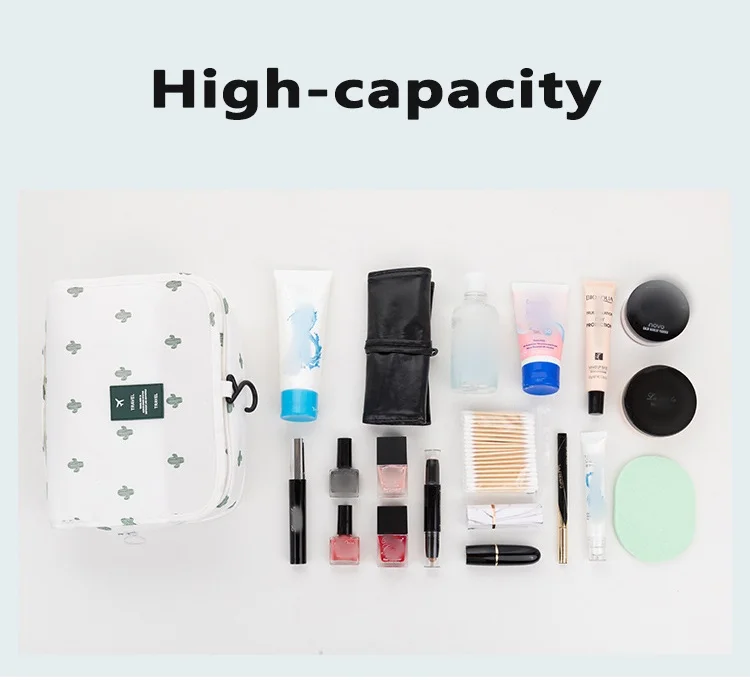 2024 Eid offer Hot Sale Travel Hook Wash Bag Portable Large Capacity Wash Wet and Dry Separation Portable Cosmetic Bag