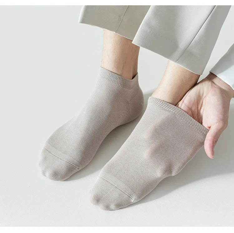 Jingwen OEM Calcetines De Corte Bajo Cheap Summer Invisible Socks For Men