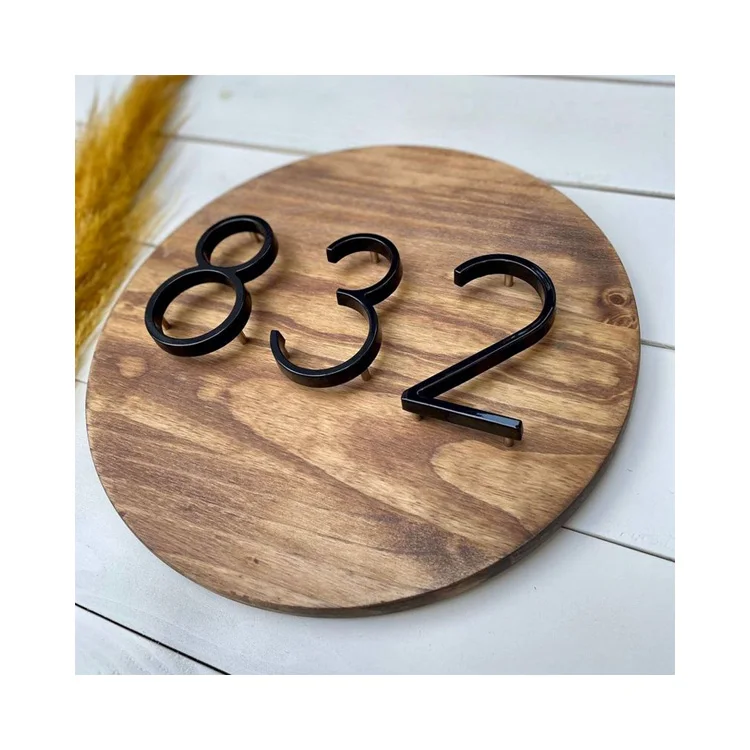 The Newest High Quality Good Looking Floating Number Outdoor Hotel Room Number Plate