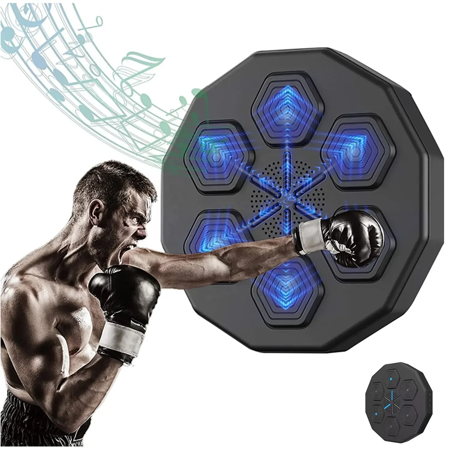 Smart Wall Hanging Target Boxing Machine Electronic Musical Light Punching Pads Boxing Target
